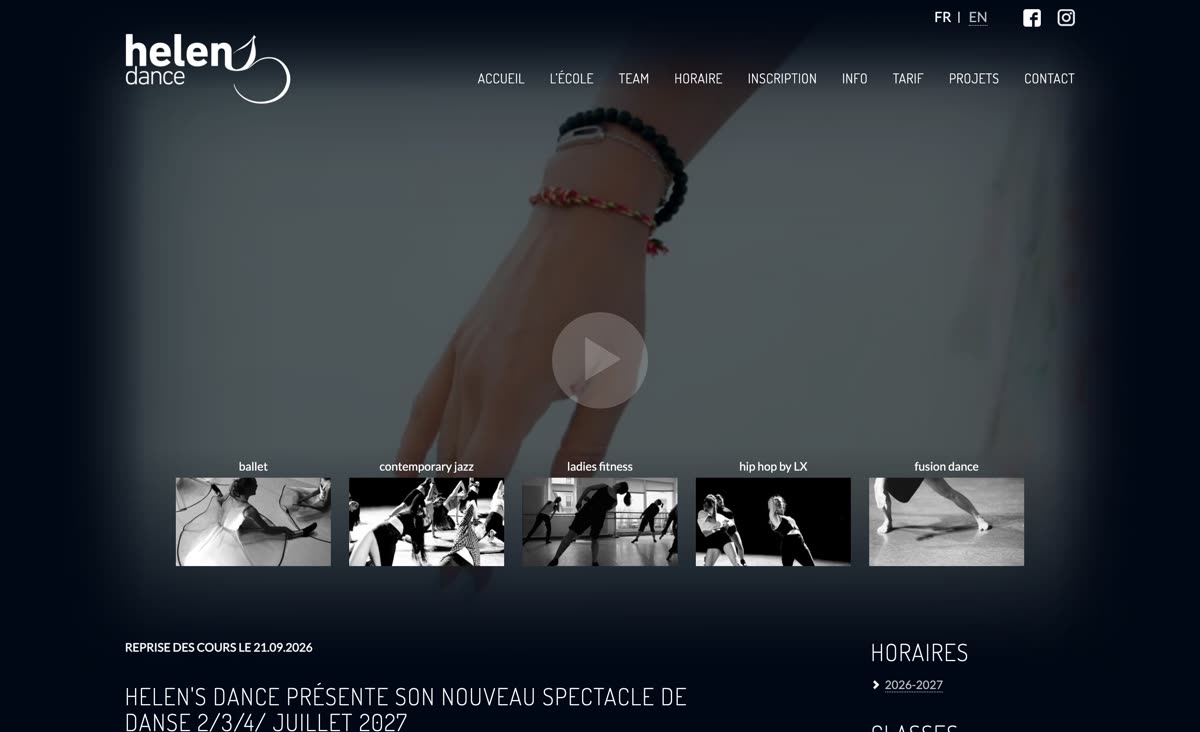Voir le site Helen’s Dance